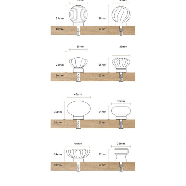 furniture crystal knob handle